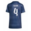 Real Madrid David Alaba #4 Bortedrakt Kvinner 2025-26 Kortermet